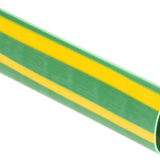 Guaina termorestringente RS PRO Ø 9.5mm, col. Verde/Giallo, restringimento 2:1, L. 1.2m