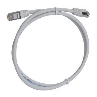 Cavo Cat8 Cat8 (S/FTP) RS PRO, guaina in LSZH col. Bianco, L. 1m, Con terminazione