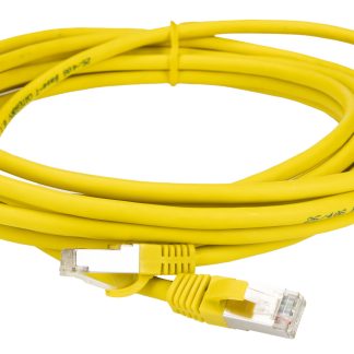 Cavo Cat8 Cat8 (S/FTP) RS PRO, guaina in LSZH col. Giallo, L. 5m, Con terminazione
