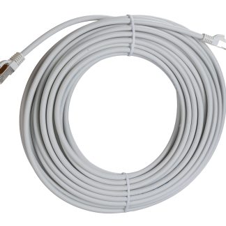 Cavo Cat8 Cat8 (S/FTP) RS PRO, guaina in LSZH col. Bianco, L. 15m, Con terminazione