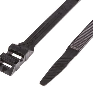 Fascette fermacavi Legrand Colson in PA 12, 357mm x 9 mm, col. Nero