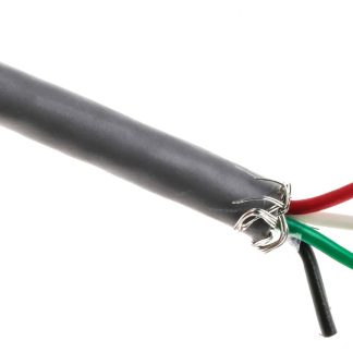 Cavo industriale multipolare schermato a 4 cond. 0,09 mm², 28 AWG, 600 V, Ø3.4mm, L. 100m