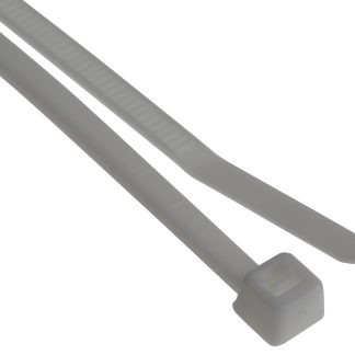 Fascette fermacavi HellermannTyton T18R in Poliammide 6.6 (PA66), 100mm x 2,5 mm, col. Bianco