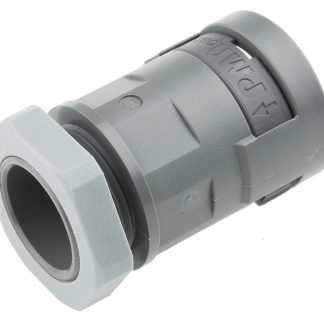 Raccordo portacavi PMA SVND-P167GT-8 in PA 6 Grigio, Grigio, filetto PG16, 17mm, protezione IP66