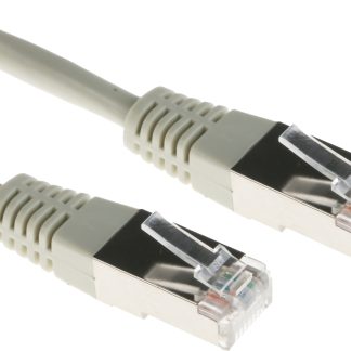 Cavo Ethernet Cat5 (F/UTP) RS PRO, guaina in PVC col. Grigio, L. 5m, Con terminazione