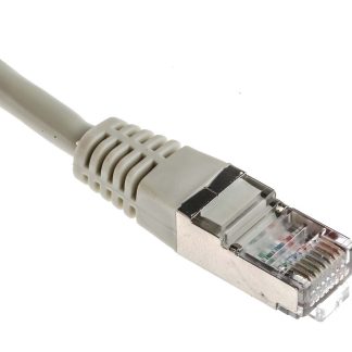 Cavo Ethernet Cat5 (F/UTP) RS PRO, guaina in PVC col. Grigio, L. 10m, Con terminazione