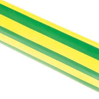 Guaina termorestringente TE Connectivity Ø 19mm, col. Verde/Giallo, restringimento 2:1, L. 1.5m