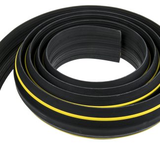 Canalina passacavi RS PRO, colore Nero/Giallo 8 x 14mm, Ø interno 14mm, lunghezza 3m, larghezza 68 mm Gomma