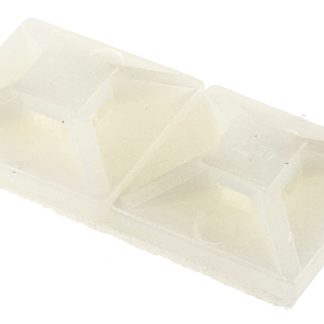 Fermacavi HellermannTyton, autoadesivo, 13mm x 13 mm, 100 pezzi