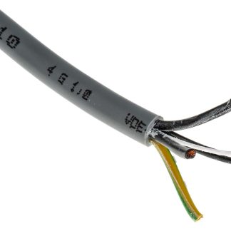 Cavo industriale multipolare non schermato a 4 cond. 1 mm², 17 AWG, 300/500 V, Ø6.5mm, L. 50m