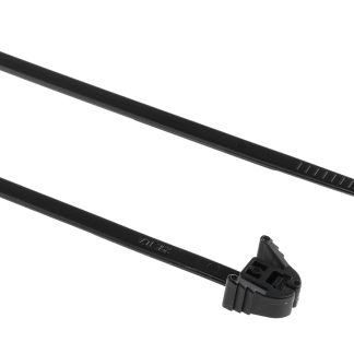 Fascette fermacavi HellermannTyton REZ in Poliammide 6.6 (PA66), 305mm x 4,7 mm, col. Nero