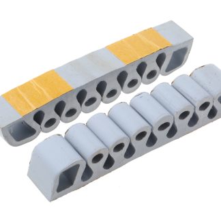 Fermaglio cavi RS PRO in Gomma, 25 x 150mm, col. Grigio