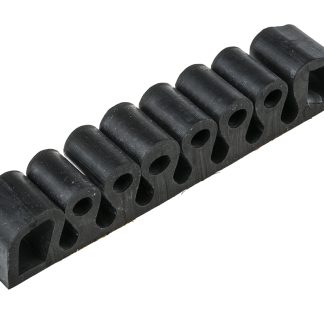 Fermaglio cavi RS PRO in Gomma, 25 x 150mm, col. Nero