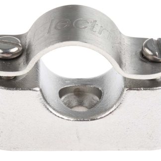 Morsetto a staffa RS PRO in Acciaio inossidabile 316, Ø fascio 20mm max, 19.3 x 18.2mm, col. Argento