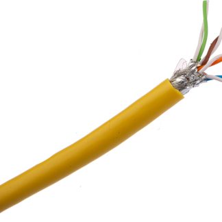 Cavo Ethernet Cat6 (S/FTP) HARTING, guaina in PVC col. Giallo, L. 100m, Senza terminazione