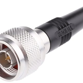 Cavo coassiale Radiall RG58, BNC / Tipo N, L. 1m, 50 Ω, col. Nero