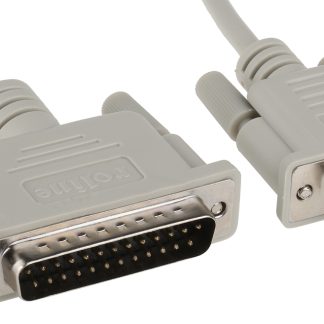 Cavo seriale Roline D-sub a 25 pin/D-sub a 9 pin, lungh. 1.8m