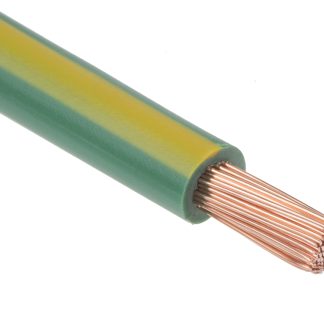 Cavo di collegamento apparecchiature RS PRO, 6mm², 9 AWG, 600 V, 25m, Verde-Giallo