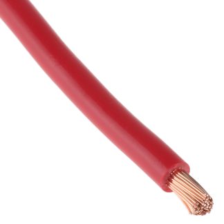 Cavo di collegamento apparecchiature RS PRO, 10mm², 7 AWG, 600 V, 25m, Rosso