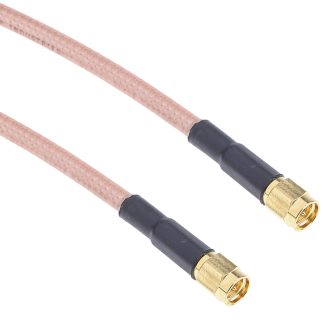 Cavo coassiale RS PRO RG142U, SMA / SMA, L. 1m, 50 Ω, col. Nero