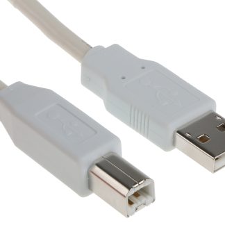 Cavo USB TE Connectivity USB A/USB B, L. 1.5m, col. Bianco