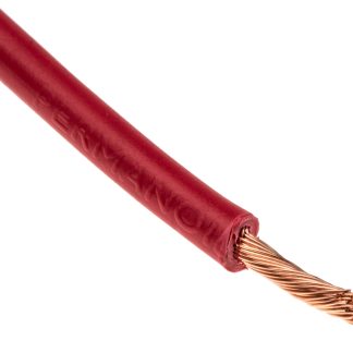 Cavo di collegamento apparecchiature H07V-K RS PRO, 2.5mm², 13 AWG, 750 V, 100m, Rosso, 2491X
