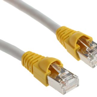 Cavo Ethernet Cat6a (S/FTP) Telegartner, guaina in LSZH col. Grigio, L. 10m, Con terminazione