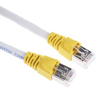 Cavo Ethernet Cat6a (S/FTP) Telegartner, guaina in LSZH col. Grigio, L. 3m, Con terminazione