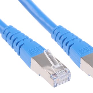Cavo Ethernet Cat6 (S/FTP) Roline, guaina in PVC col. Blu, L. 10m, Con terminazione
