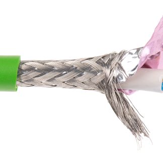 Cavo Ethernet Cat5 (SF/UTP) HARTING, guaina in PVC col. Verde, L. 50m, Senza terminazione