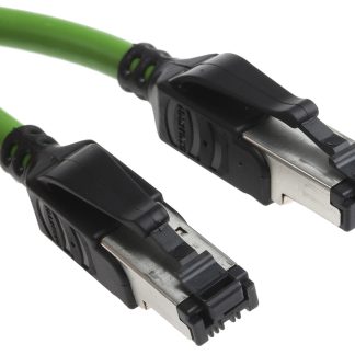 Cavo Ethernet Cat5 (U/FTP) HARTING, guaina in PVC col. Verde, L. 20m, Con terminazione