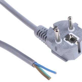 Cavo di alimentazione RS PRO CEE 7/7/Senza terminazione, 16 A, 250 V, L. 2.5m