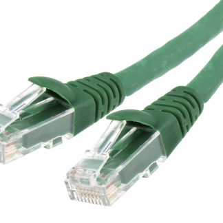 Cavo Ethernet Cat6 (U/UTP) RS PRO, guaina in LSZH col. Verde, L. 5m, Con terminazione