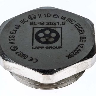 Tappo pressacavo Lapp in Ottone zincato, filetto M25, Ø 31.9mm, IP68, ATEX