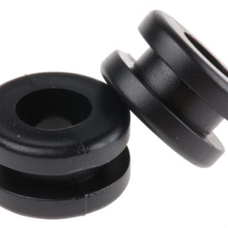 Passacavo Passacavi RS PRO, Nero, in PVC 3mm, diametri da Maximum of 7.8mm 2.8mm 11mm