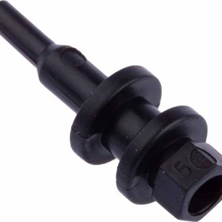 Passacavo Passacavi RS PRO, Nero, in Gomma, lungo 23.2mm, diametri da 1 → 3mm