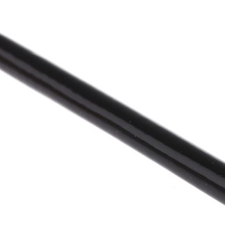 Guaina per cavi intrecciata RS PRO in Silicone Gomma Vetro, Ø 4mm, L. 1m, col. Nero, espandibile