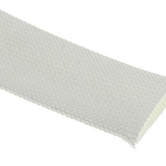 Guaina per cavi intrecciata RS PRO in Fibra di vetro, Ø 25mm, L. 5m, col. Naturale