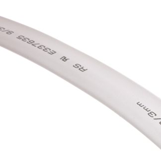 Guaina termorestringente RS PRO Ø 9mm, col. Bianco, restringimento 3:1, L. 5m