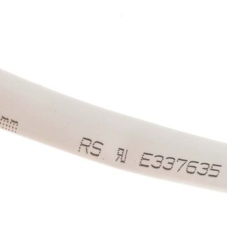 Guaina termorestringente RS PRO Ø 6mm, col. Bianco, restringimento 3:1, L. 7m