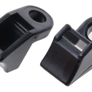 Fermacavi HellermannTyton, col. Nero, autoadesivo, 27mm x 12 mm, Ø fissaggio 6mm, 500 pezzi