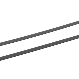 Fascette fermacavi HellermannTyton MBT-FC in Acciaio INOX rivestito in poliestere, 127mm x 4,6 mm, col. Nero