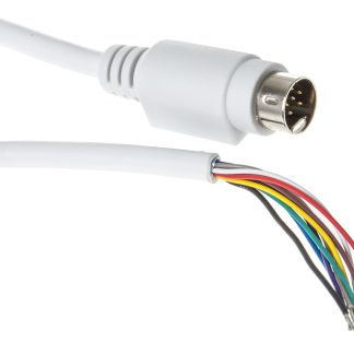 Cavo preassemblato Mini-DIN 2m, maschio Bianco