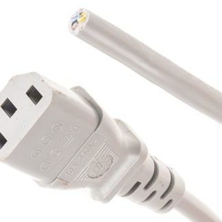 Cavo di alimentazione RS PRO IEC C13/Senza terminazione, 10 A, 250 V, L. 2m