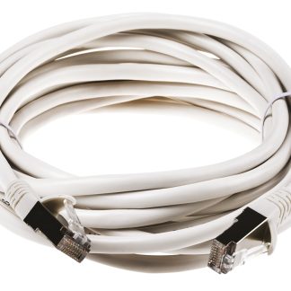 Cavo Ethernet Cat5e (F/UTP) RS PRO, guaina in PVC col. Bianco, L. 5m, Con terminazione