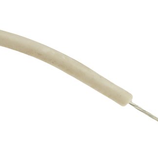 Cavo di collegamento apparecchiature Alpha Wire, 0,33 mm², 22 AWG, 15 kV c.c., 30m, Bianco, UL3239