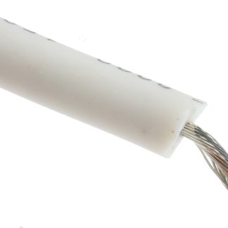 Cavo di collegamento apparecchiature Alpha Wire, 2,1 mm², 14 AWG, 40 kV c.c., 30m, Bianco, UL3239