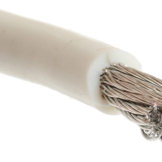 Cavo di collegamento apparecchiature Alpha Wire, 8,4 mm², 8 AWG, 15 kV c.c., 30m, Bianco, UL3239