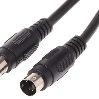 Cavo preassemblato Mini-DIN 1m, maschio, maschio Nero