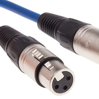Cavo XLR preassemblato RS PRO XLR a 3 pin XLR a 3 pin, 1m, Blu
